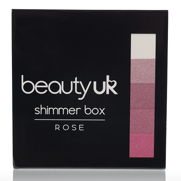 BeautyUK poskipuna Shimmer Box 2 Rose-2