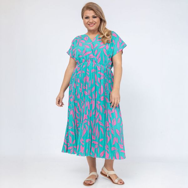 World Lilly mekko turkoosi-pinkki