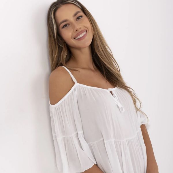 Och Bella Veronique tunika valkoinen-3