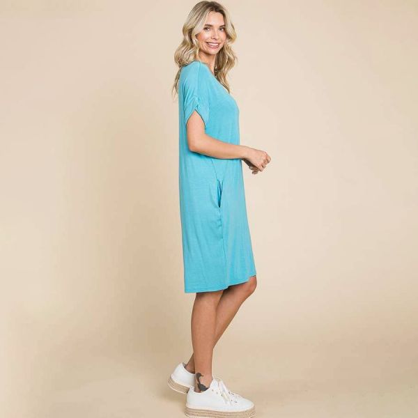 Culture Code Sierra t-paitamekko pastel teal-2