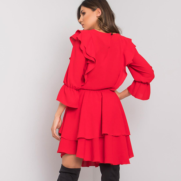 Rue Paris Cataleya mekko punainen-3