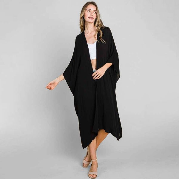 Culture Code Raquel maxi kimono musta