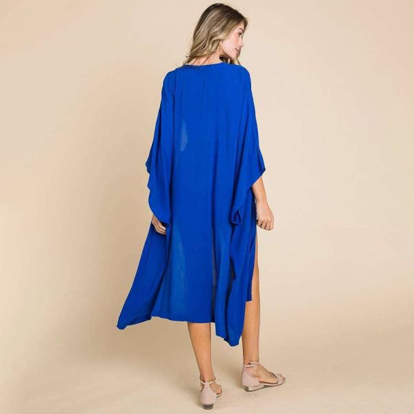 Culture Code Raquel maxi kimono royal-4