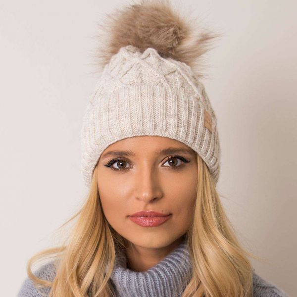 Rue Paris fleecevuorattu tupsupipo beige-1