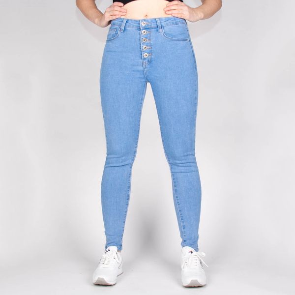 Daysie high waist stretchfarkut baby blue