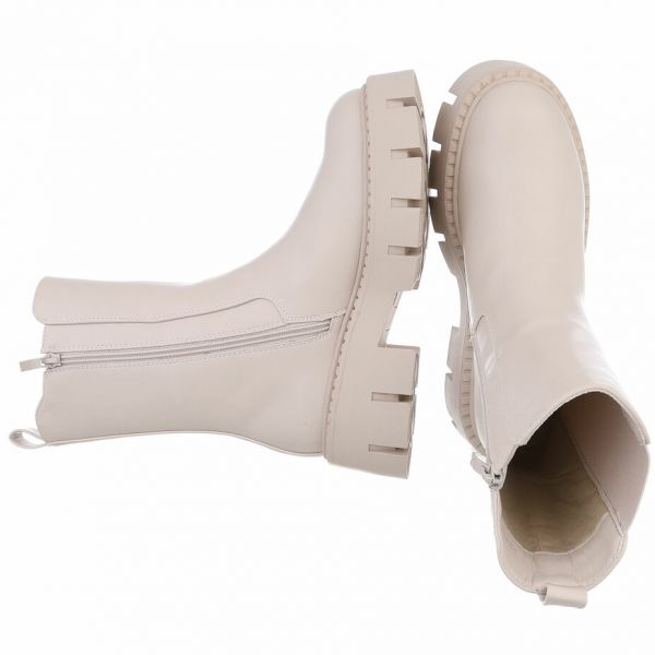 Nilkkurit joustovarrella beige-2