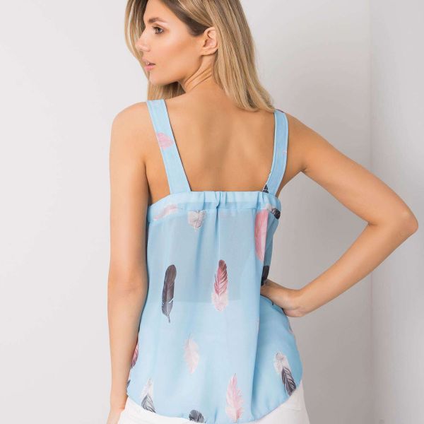 Pammy Oaklyn sifonkitoppi baby blue-3