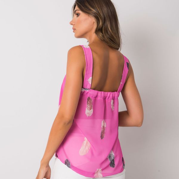 Pammy Oaklyn sifonkitoppi fuksia-4