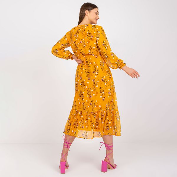 Rue Paris Olivia kukkamekko mustard-3