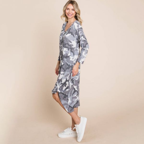 Emerald Knot mekko taskuilla snow camo-7