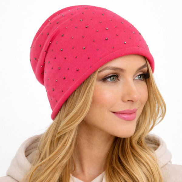 Trikoopipo strasseilla fuksia