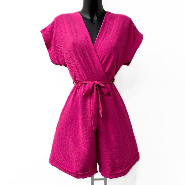 Elle Mounia jumpsuit vyöllä fuksia