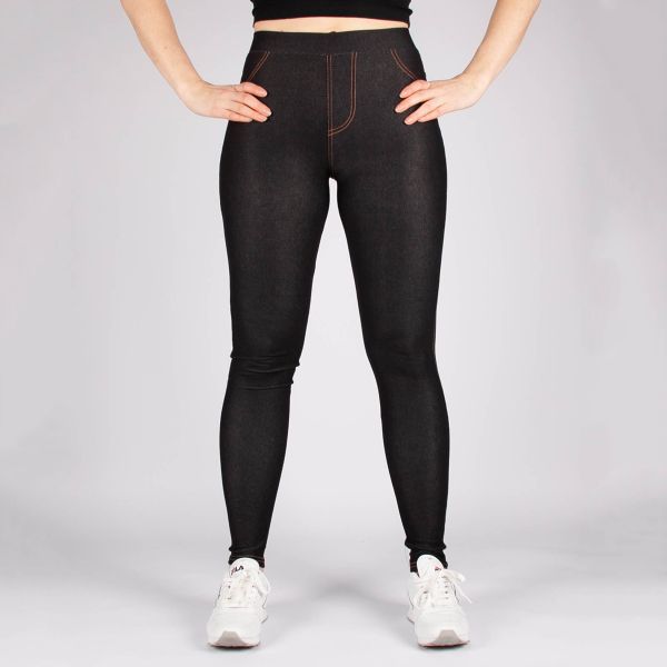Katia Zarah jeanslook leggingsit musta-2