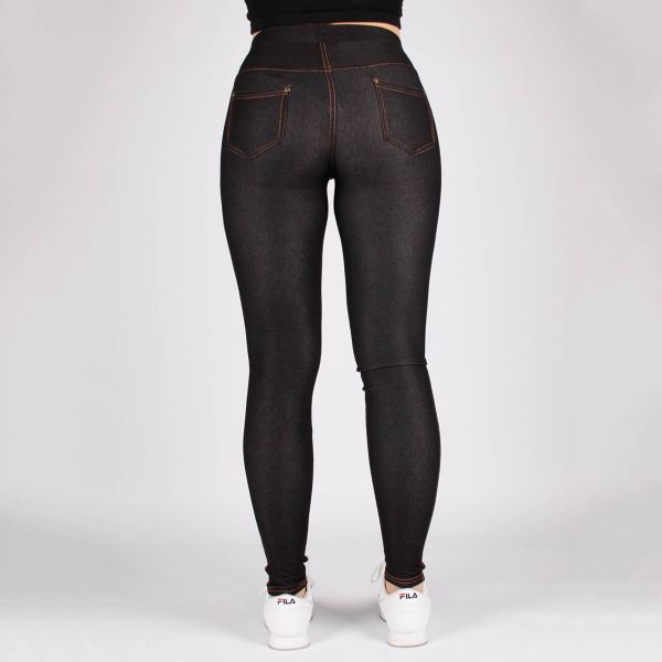 Katia Zarah jeanslook leggingsit musta-6