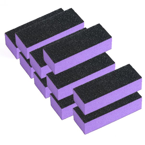 10 kpl Kynsibuffer karhea violetti