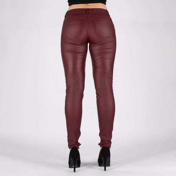 Crazy Lover Premium Zips housut burgundi-5