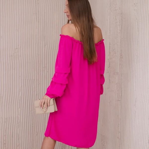 Kesi Kimber Spanish mekko fuksia-2