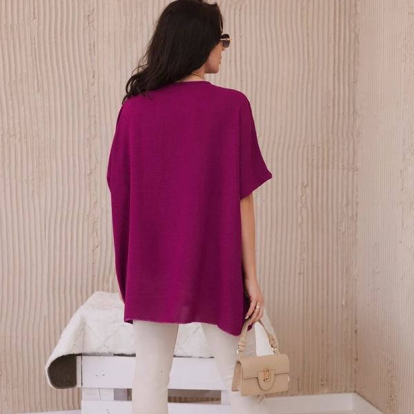 Kesi Solly oversize paita korulla luumu-3
