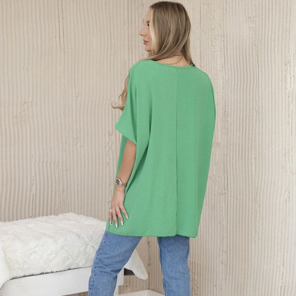 Kesi Solly oversize paita korulla vihreä-3