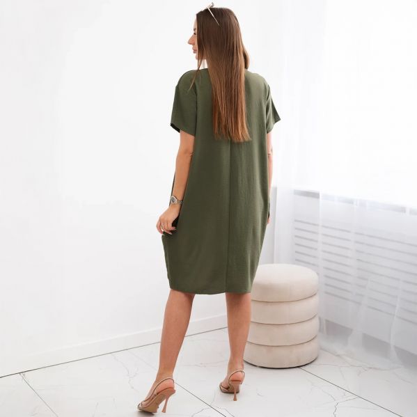 Kesi Bonita taskumekko korulla khaki-4