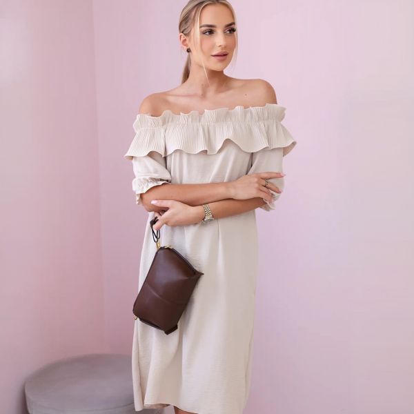 Kesi Lynet Spanish mekko beige