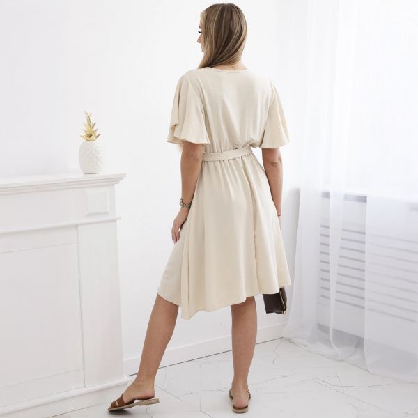 Leora mekko beige vaalea-3