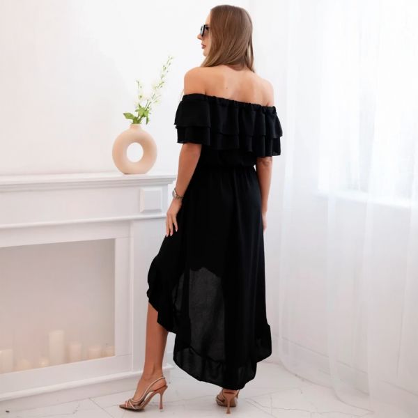 Cecile Off Shoulder mekko musta-3
