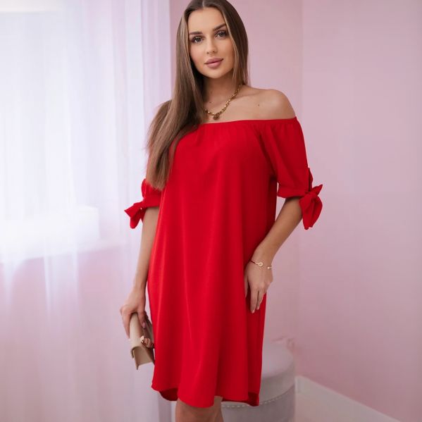 Kesi Dianea Spanish mekko punainen-3