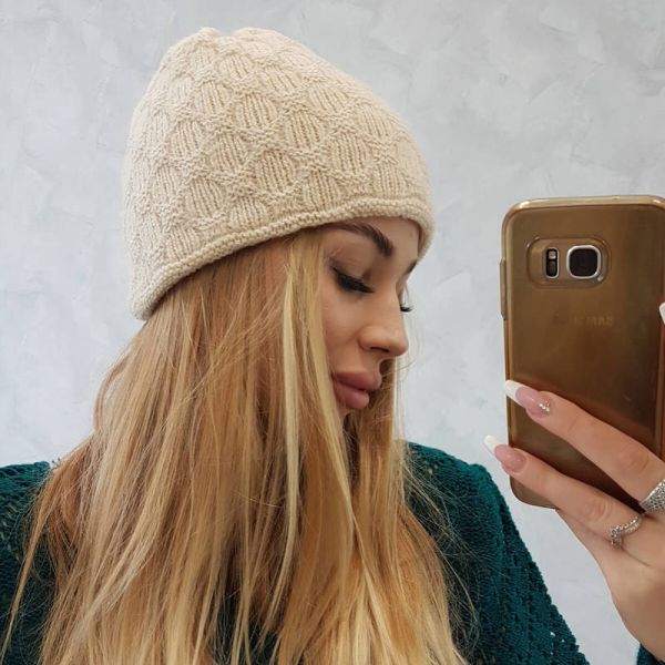 Oliwier Agata neulepipo beige-2