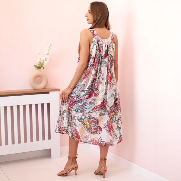 Alana kuvioitu taskumekko pinkki-3