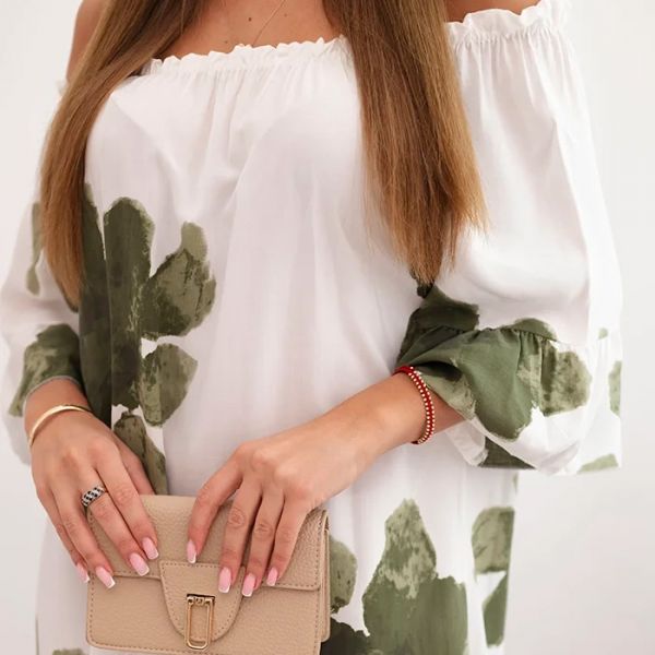 Pessi viskoosimekko khaki-3