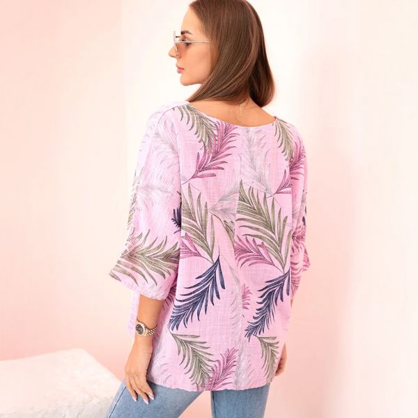 Sonya paita puuvillapellavaa baby pink-3