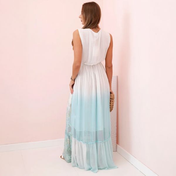 Minta Boho maksimekko aqua-3