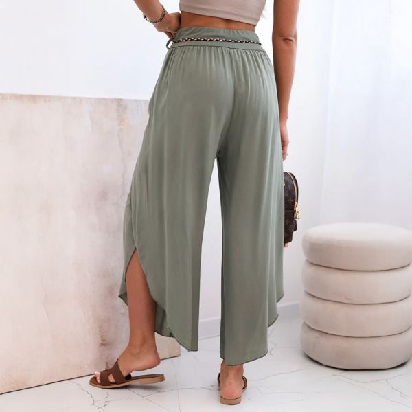Peony viskoosihousut khaki