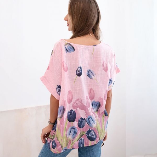 Tamra paita puuvillapellavaa baby pink-3