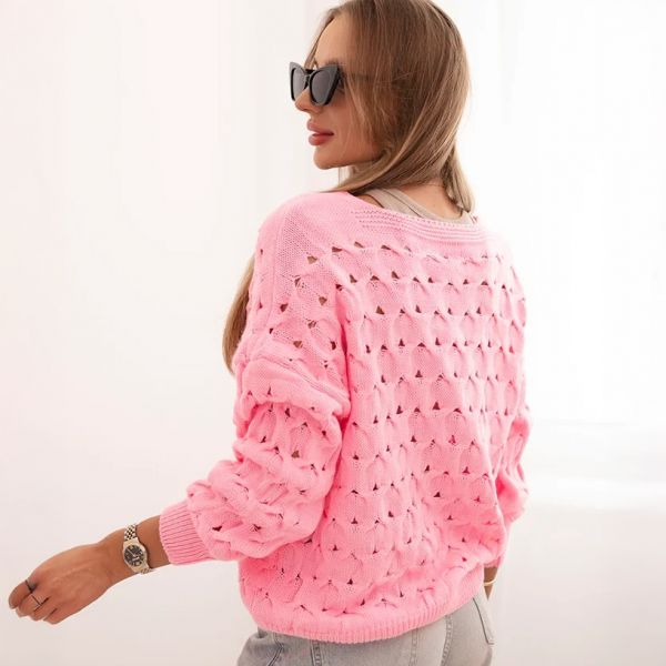 Cindy neuletakki baby pink-3