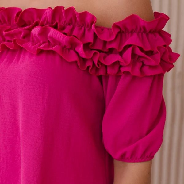 Kesi Nicole Spanish paita fuksia-4