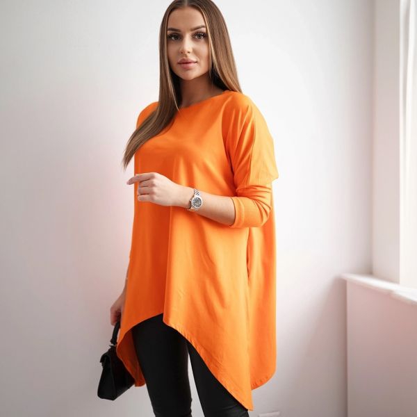 Kesi Ida epäsymmetrinen tunika oranssi