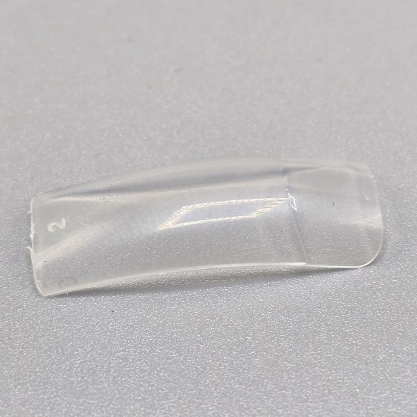 500 kpl ranskalainen 1/2 kynsitippi laatikossa kirkas-3