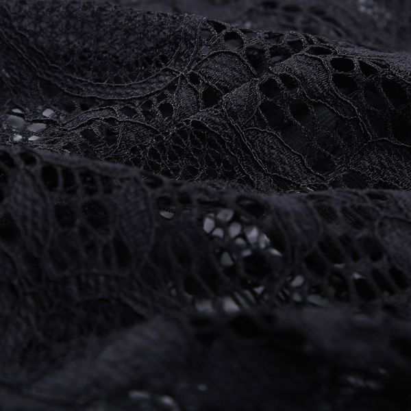 Michel Lace body musta-8