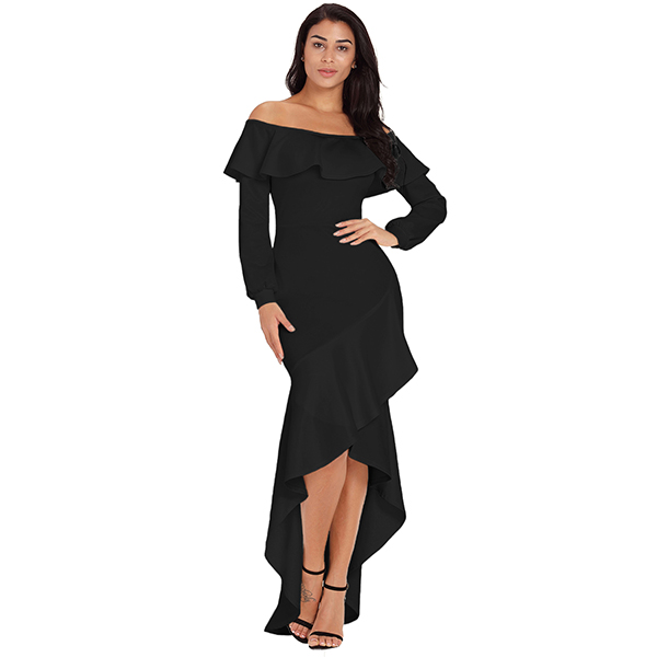 Naomi Off Shoulder mekko musta Mekot Maksimekot | Jeans.fi OffShoulder mekko, musta | glamshop.fi
