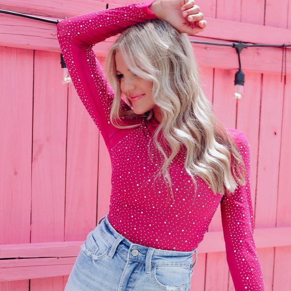 Sparkly strassibody pinkki-5