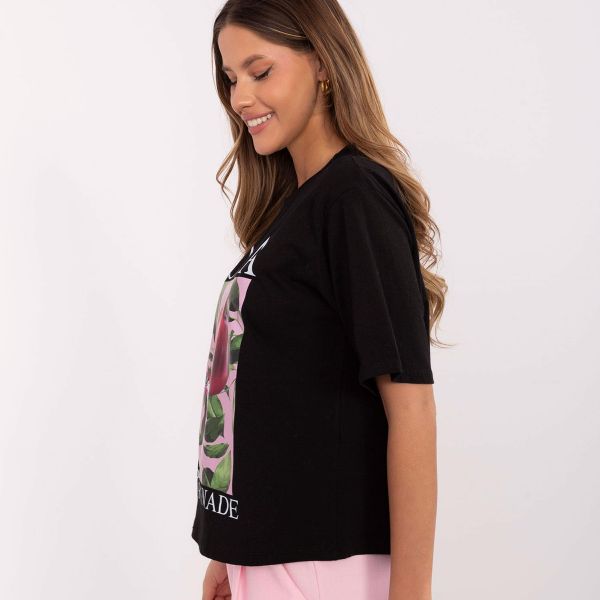 Moda Italy Roma t-paita musta-3