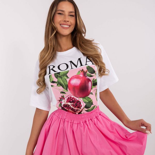 Moda Italy Roma t-paita valkoinen-5
