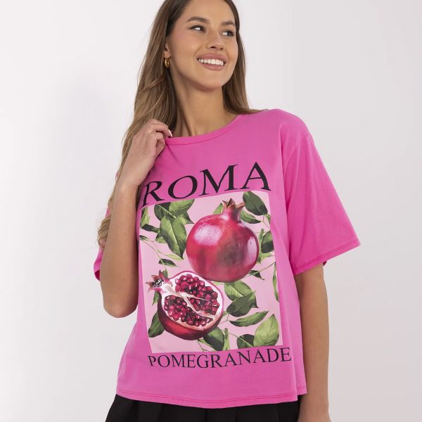 Moda Italy Roma t-paita pinkki-4