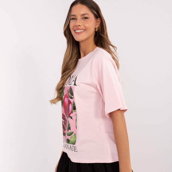 Moda Italy Roma t-paita roosa-3