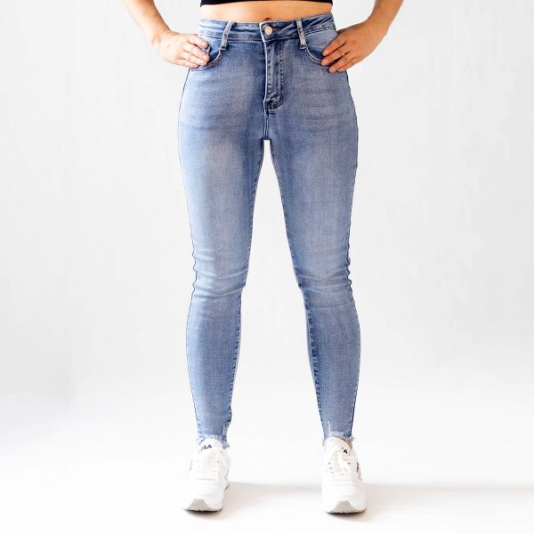 Miss Bon stretchfarkut sininen-6
