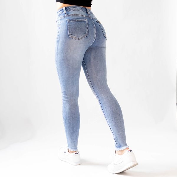 Miss Bon stretchfarkut sininen-3