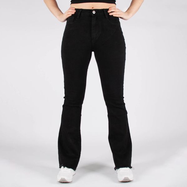 Secret Denim Flared stretchfarkut musta-4