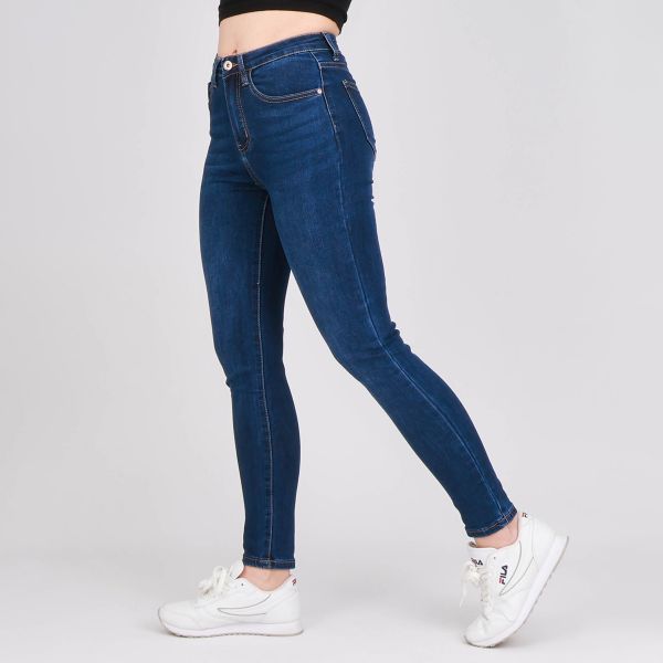 Foly Rose Skinny stretchfarkut t.sininen